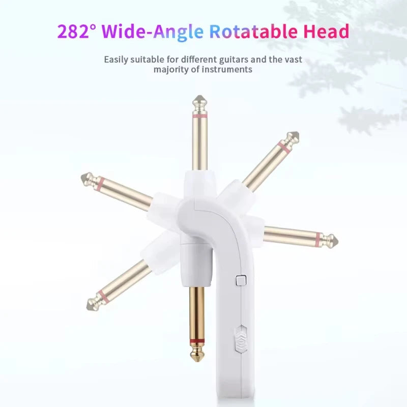 2.4G Wireless Guitar System – Rechargeable Transmitter & Receiver for Bass/Electric
