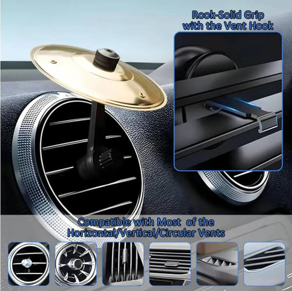 Mini Car Crash Cymbal – Air Vent Drum Accessory