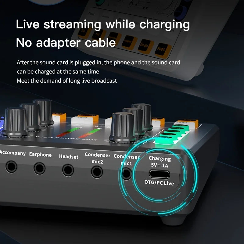 M8 All-in-One Audio Interface – Portable Podcast Production Studio