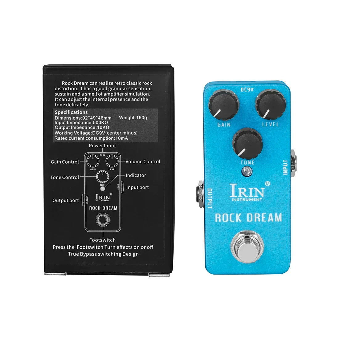 IRIN Aluminium Guitar Pedal – Vintage & Multi-Effects