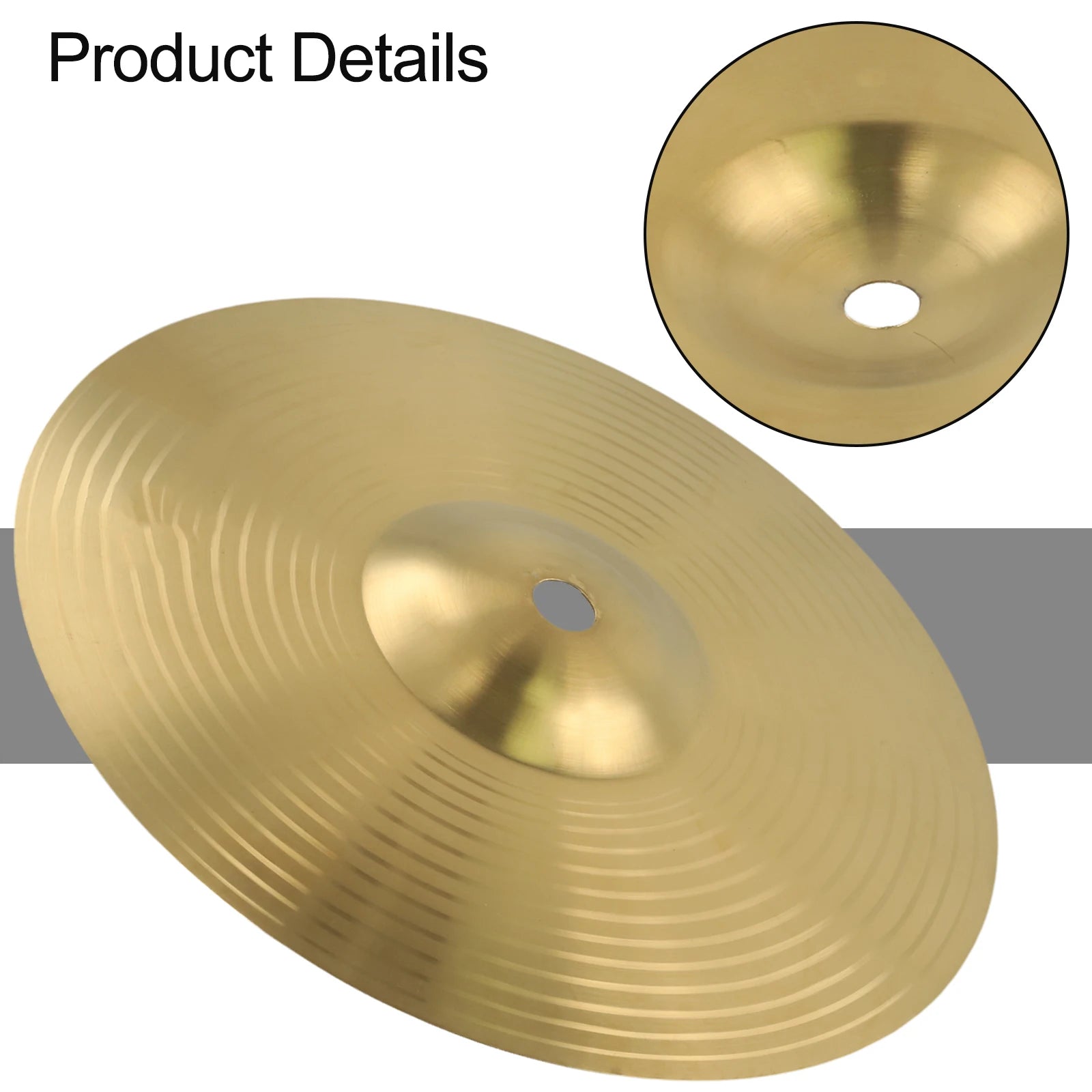 8/10" Brass Drum Cymbals – Splash, Crash & Hi-Hat