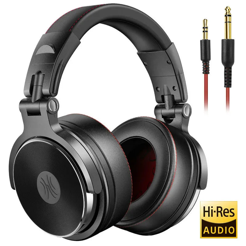 Oneodio Pro 50 Over-Ear Wired Studio Headphones – DJ Monitor with Mic