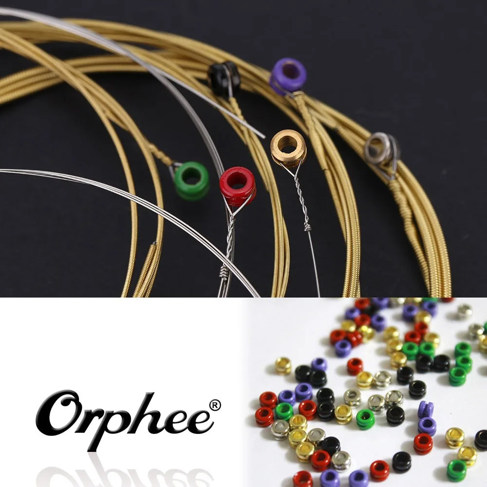 Orphee TX620 Acoustic Guitar Strings – 6pcs Phosphor Bronze, Extra Light