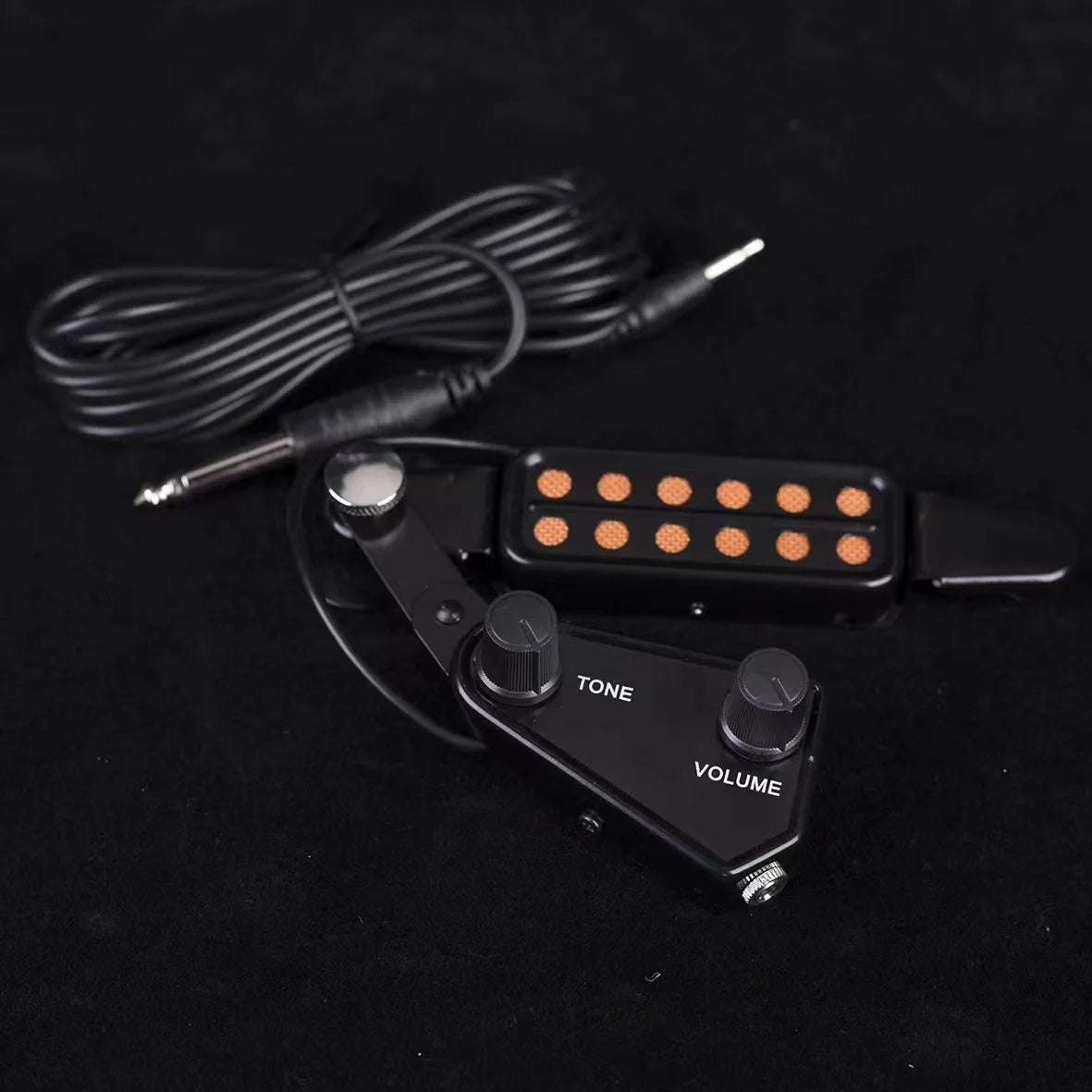 Miwayer P-011 Acoustic Guitar Pickup – Magnetic Soundhole with Controls