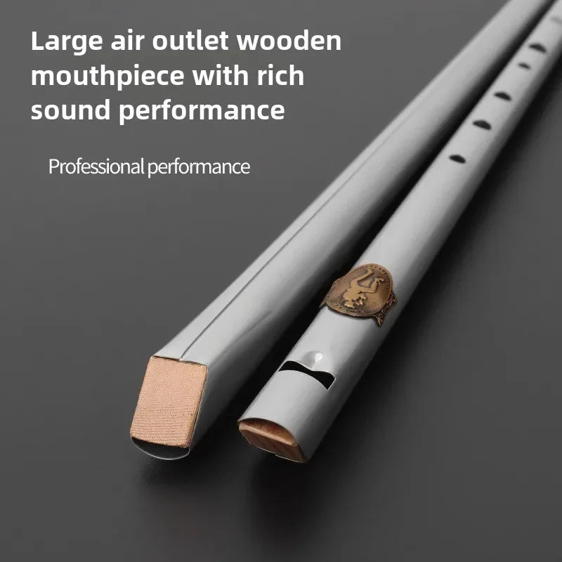 Bamboo Flute & Clarke Recorder – High D C Key Student Woodwind Instrument