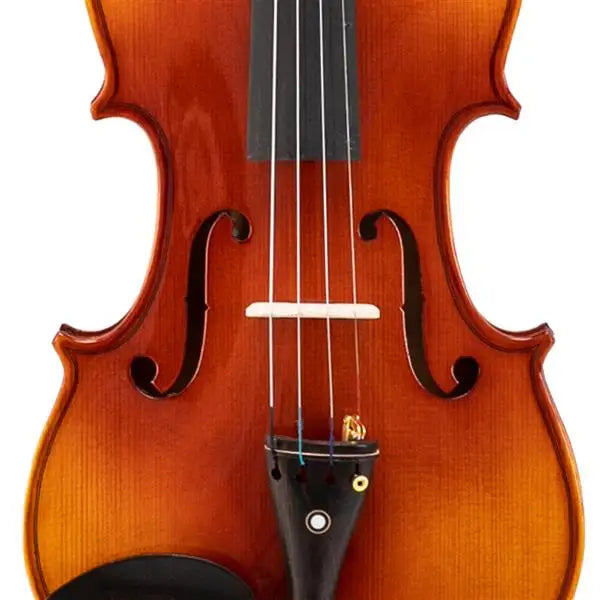 4/4 Spruce Violin – Natural Wood with Rectangular Case & Octagonal Bow