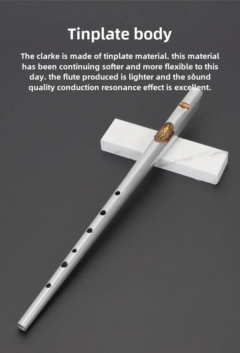 Bamboo Flute & Clarke Recorder – High D C Key Student Woodwind Instrument