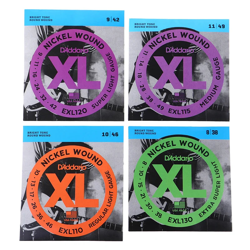 1 Pack XL Nickel Round Wound Guitar Strings – Acoustic & Electric