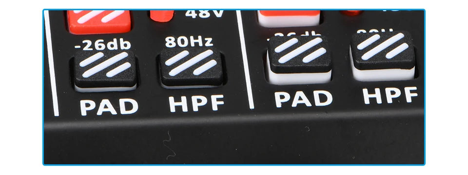 LOMEHO AM-AX6 Mini 6-Channel Sound Mixer – DSP, USB & Bluetooth