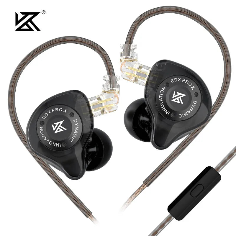 KZ EDX Pro X In-Ear Headphones – Hi-Fi Bass Earphones
