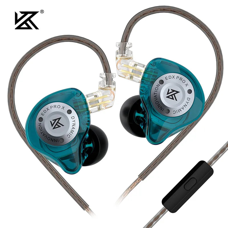 KZ EDX Pro X In-Ear Headphones – Hi-Fi Bass Earphones