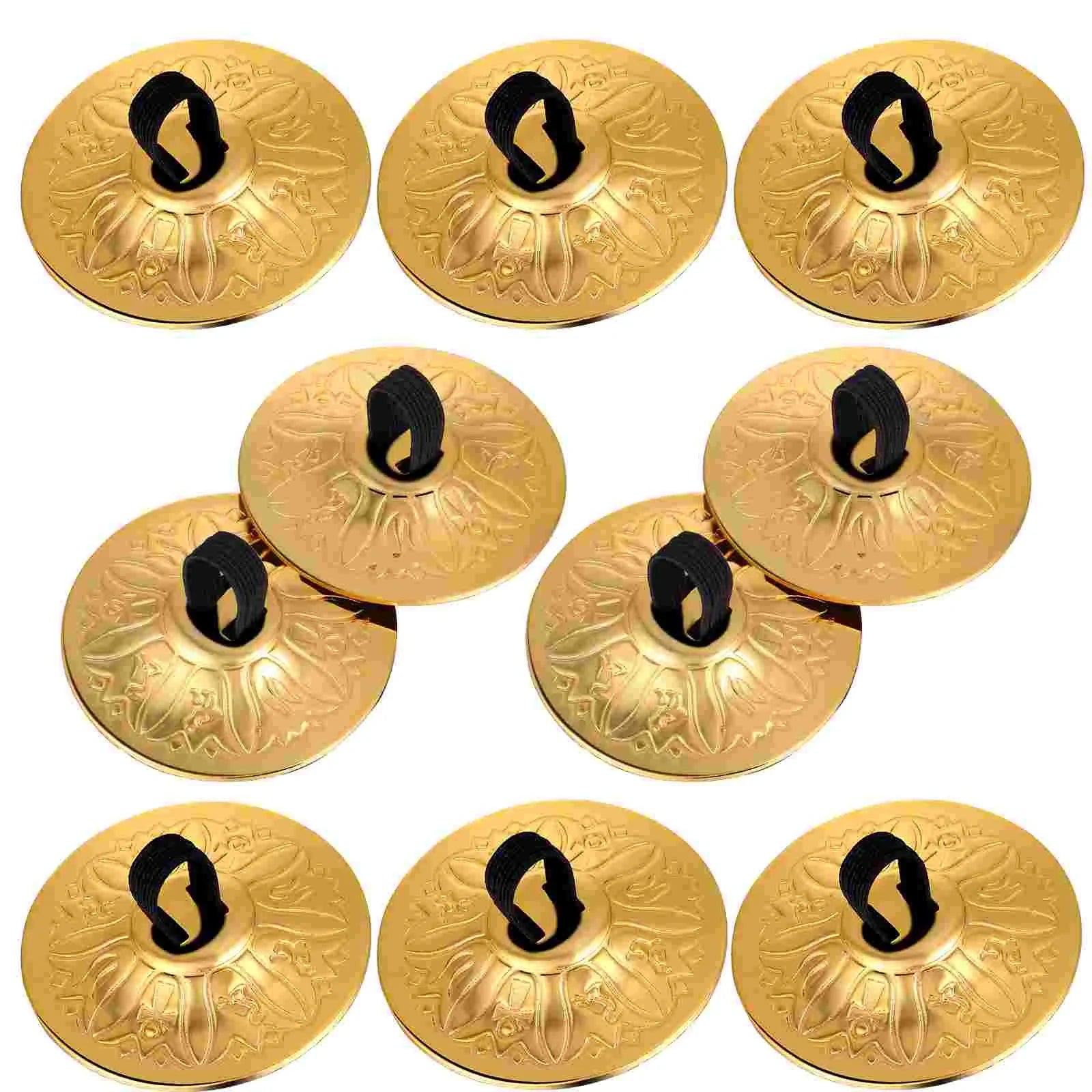 4pcs Copper Finger Cymbals – Belly Dance Mini Percussion