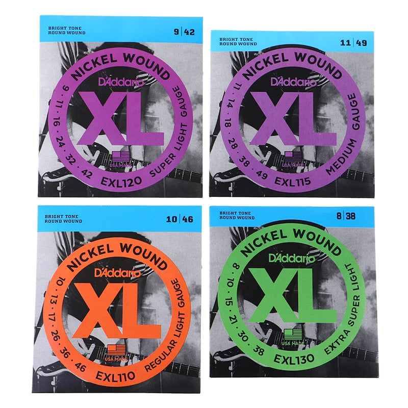 1 Pack XL Nickel Round Wound Guitar Strings – Acoustic & Electric