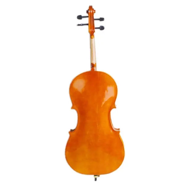 4/4 Full Size Wooden Cello – With Bag, Bow, Rosin & Bridge (Natural)