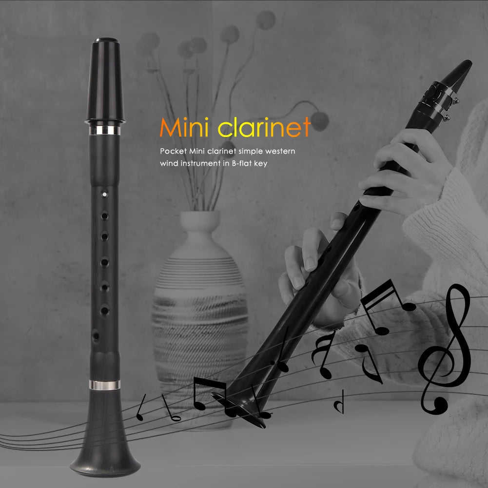 ABS Bb Clarinet – Beginner Woodwind with Storage Pouch