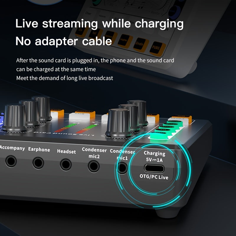 M8 All-in-One Audio Interface – Portable Podcast Production Studio